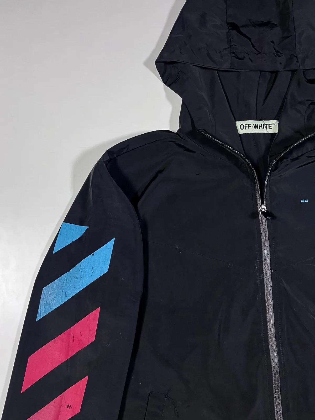 Off-White 2019 Business Casual™ Graphic Hooded Windbreaker Jacket — photo 4
