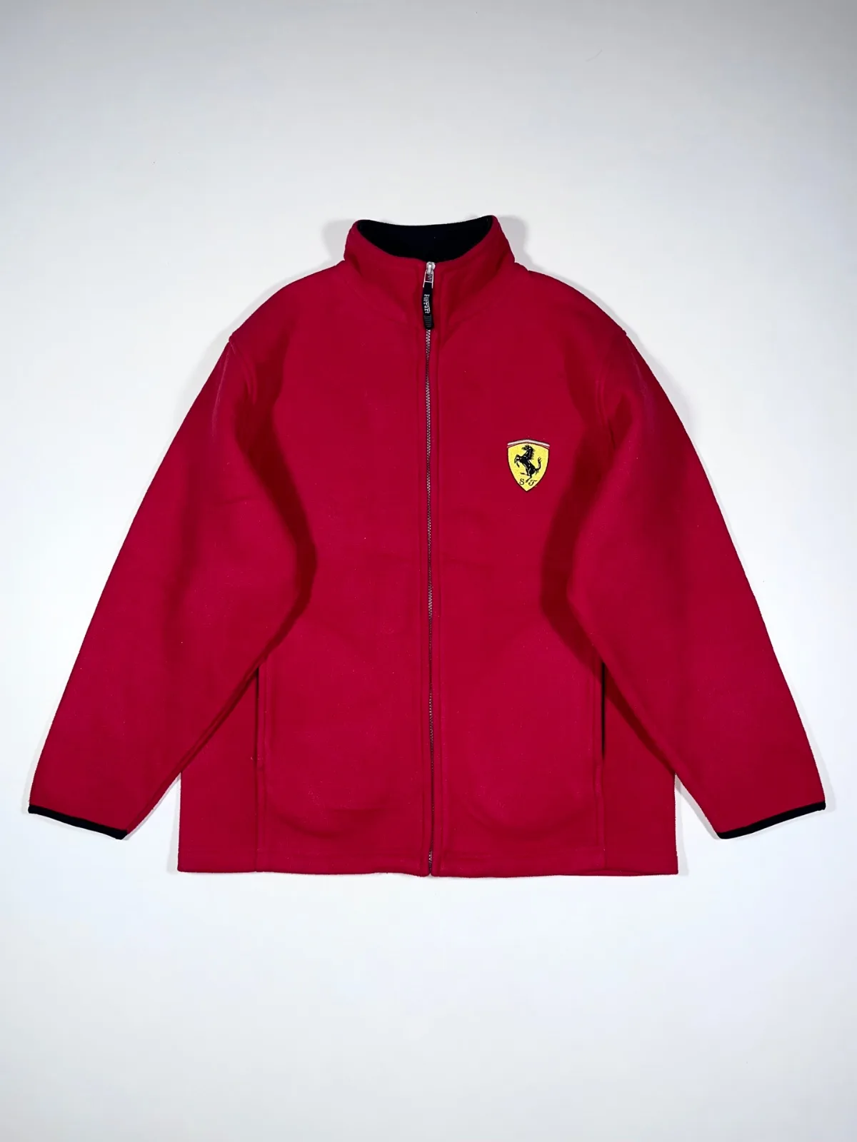 Vintage Ferrari Red Fleece Jacket
