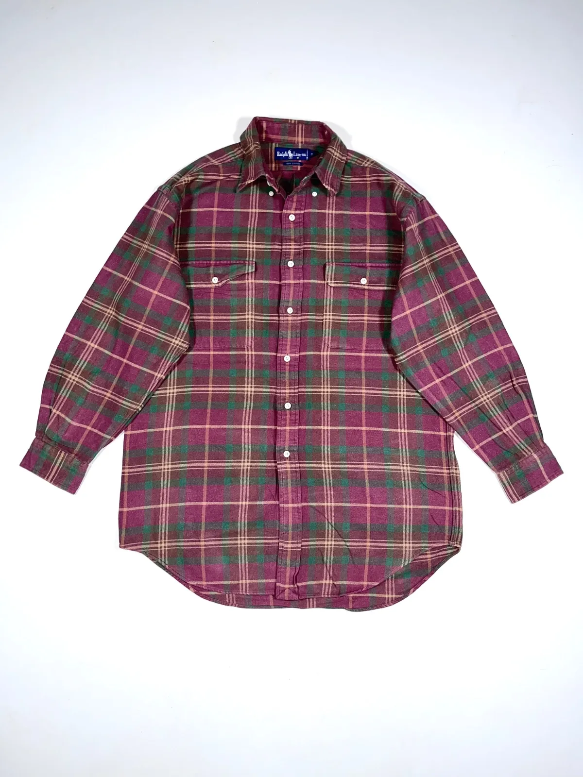 Polo Ralph Laure Heavy Cotton Check Shirt