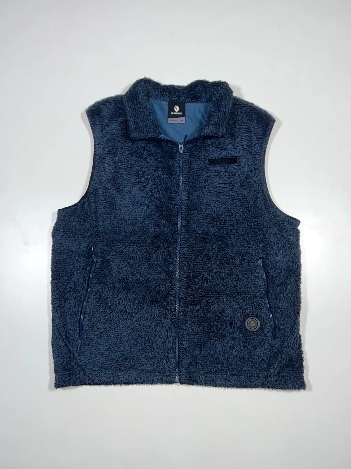 Vintage Black Yak Fleece Vest