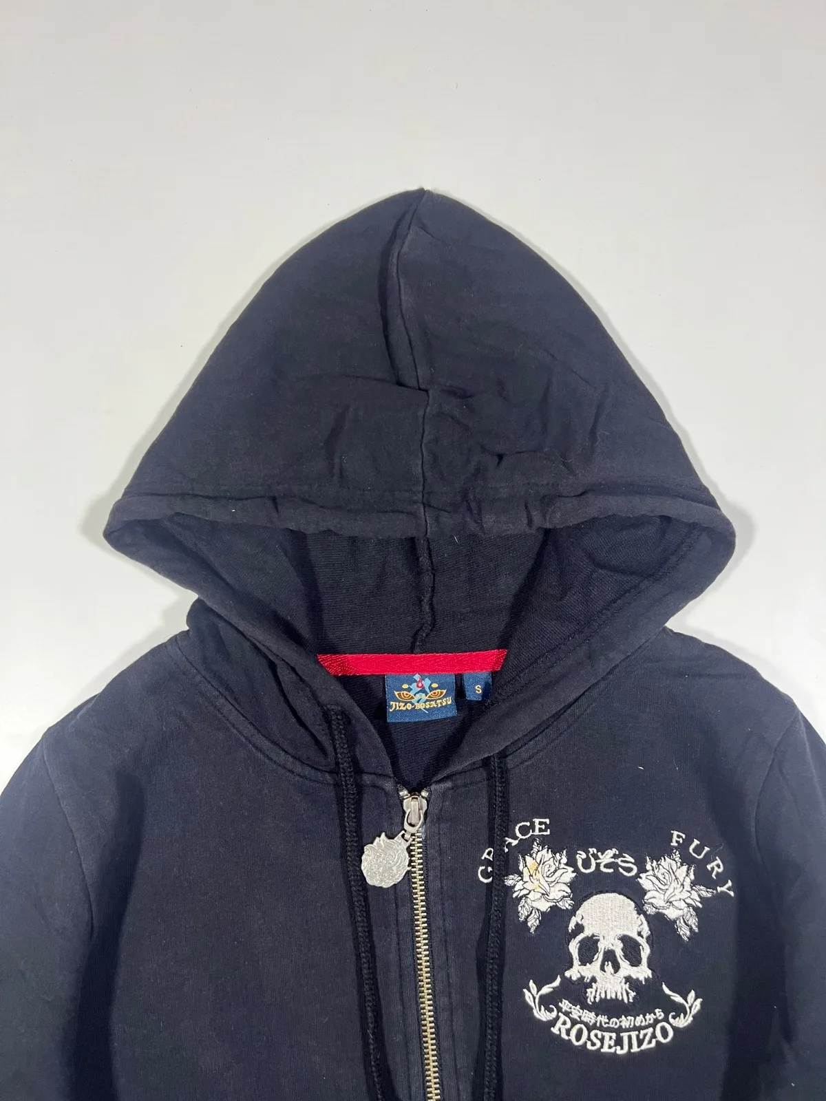 Jizo Bosatsu Embroidered Zip-Up Hooded Jacket — photo 2