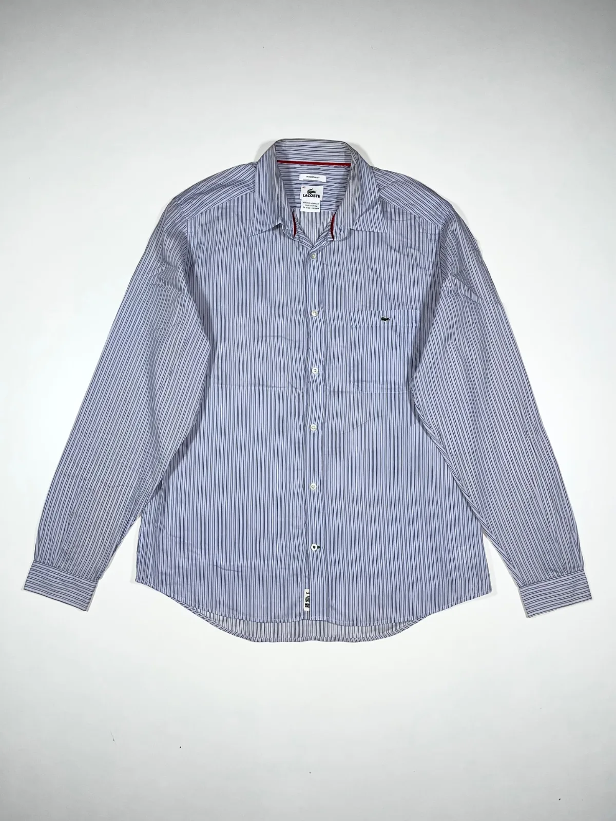 Lacoste Pinstripe Cotton Shirt