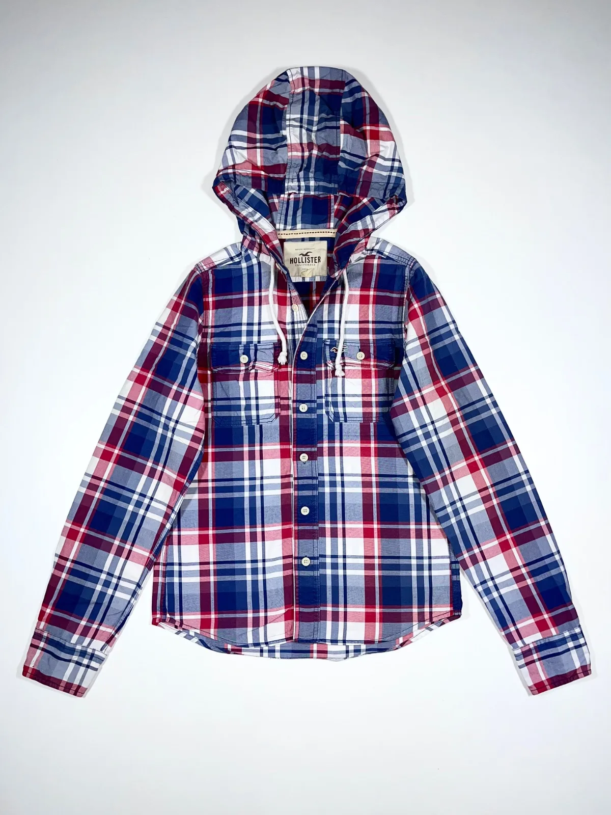 Vintage Hollister Hooded Shirt