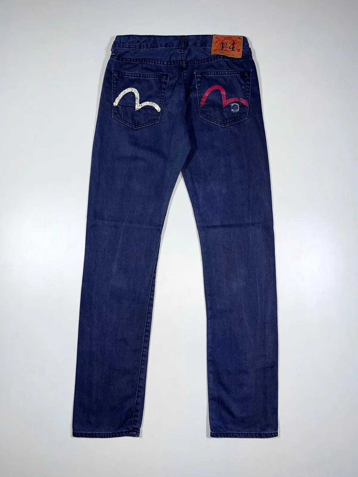 EVISU Lot 0001 Vintage Y2K Japanese Denim Jeans | Rare Back Pocket Gull — photo 6