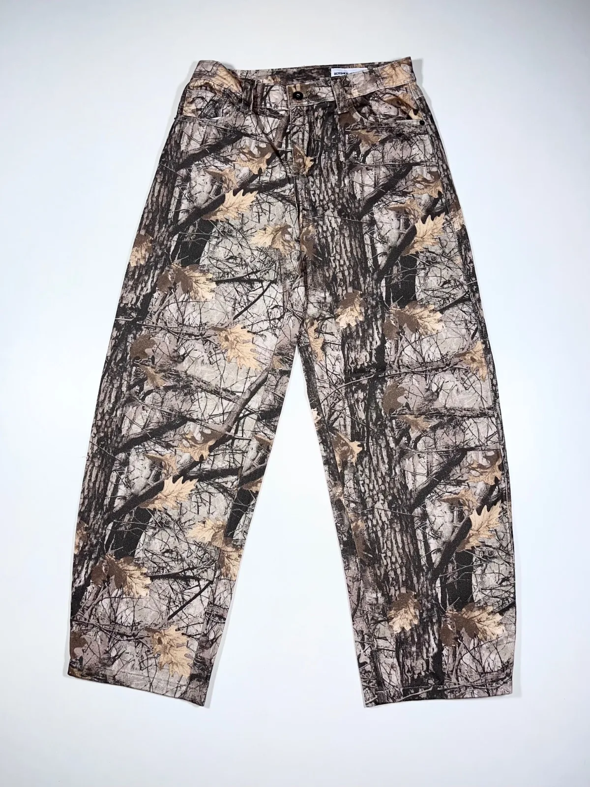 Vintage Bershka Camouflage Baggy Jeans
