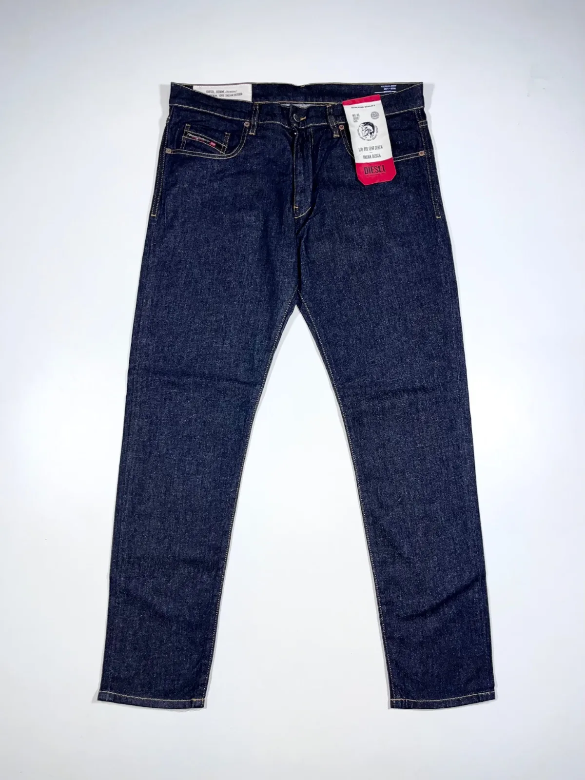 Diesel D-Strukt Slim Fit Dark Indigo Denim Jeans