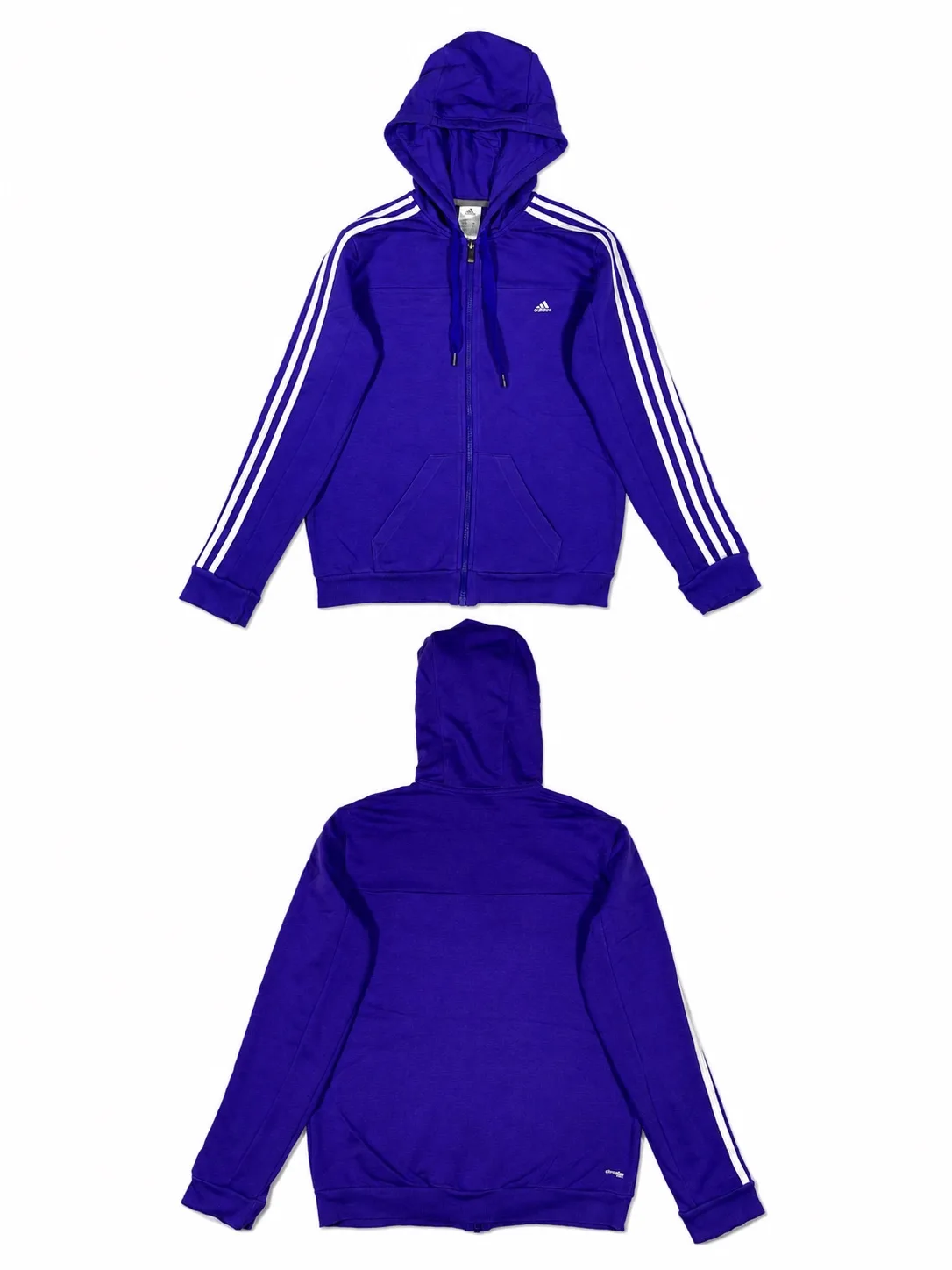 Adidas 3 Strip Zip-Up Hoodie — photo 4