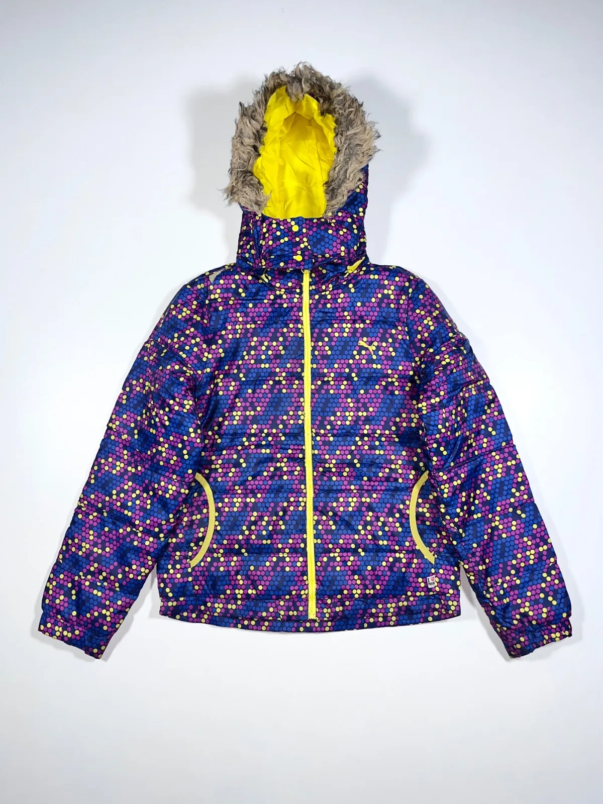 Puma’s Down Feather Puffer Jacket With Detachable Fur Cap