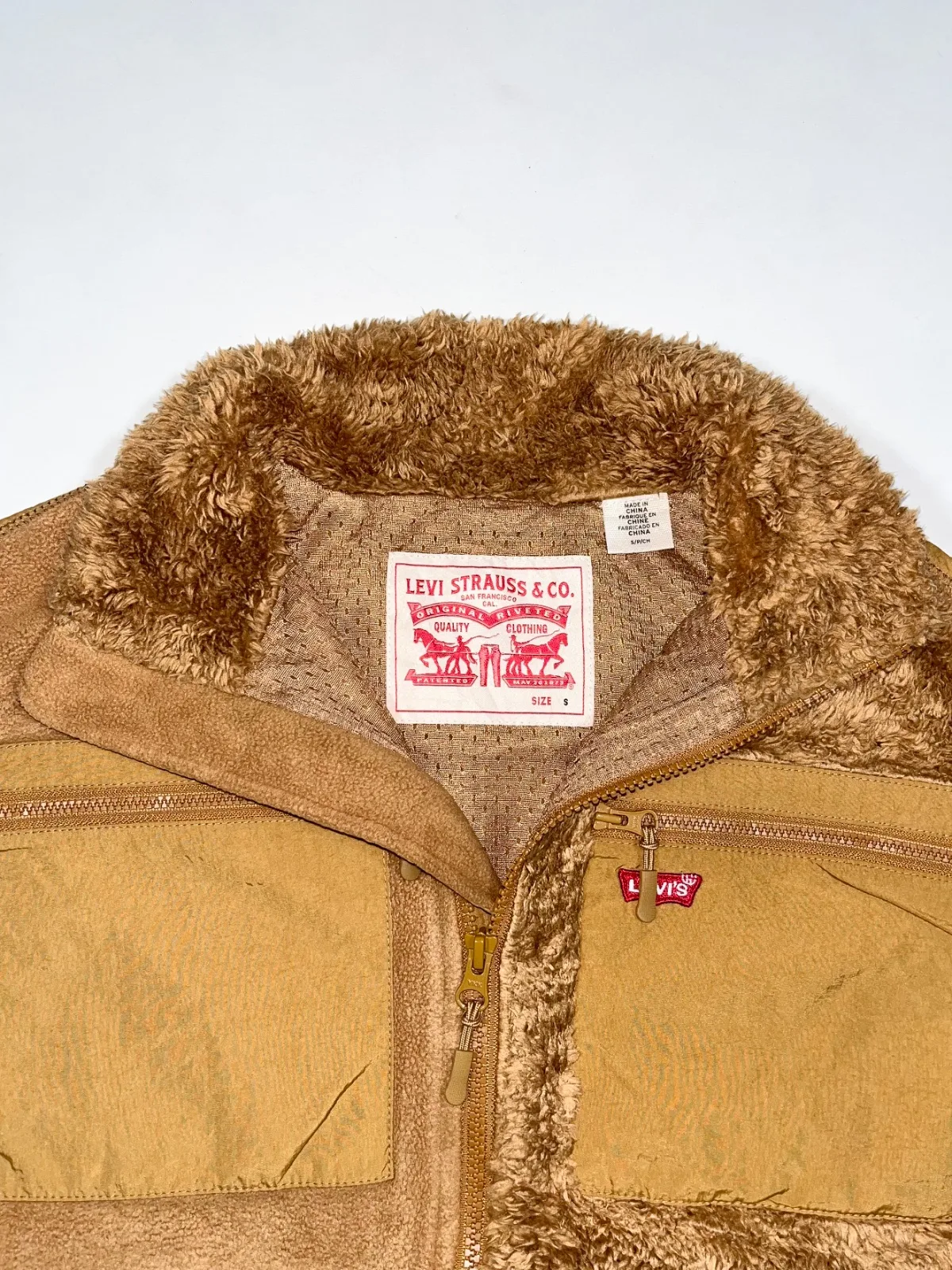 Vintage Levi’s Utility Fleece Vest — photo 2