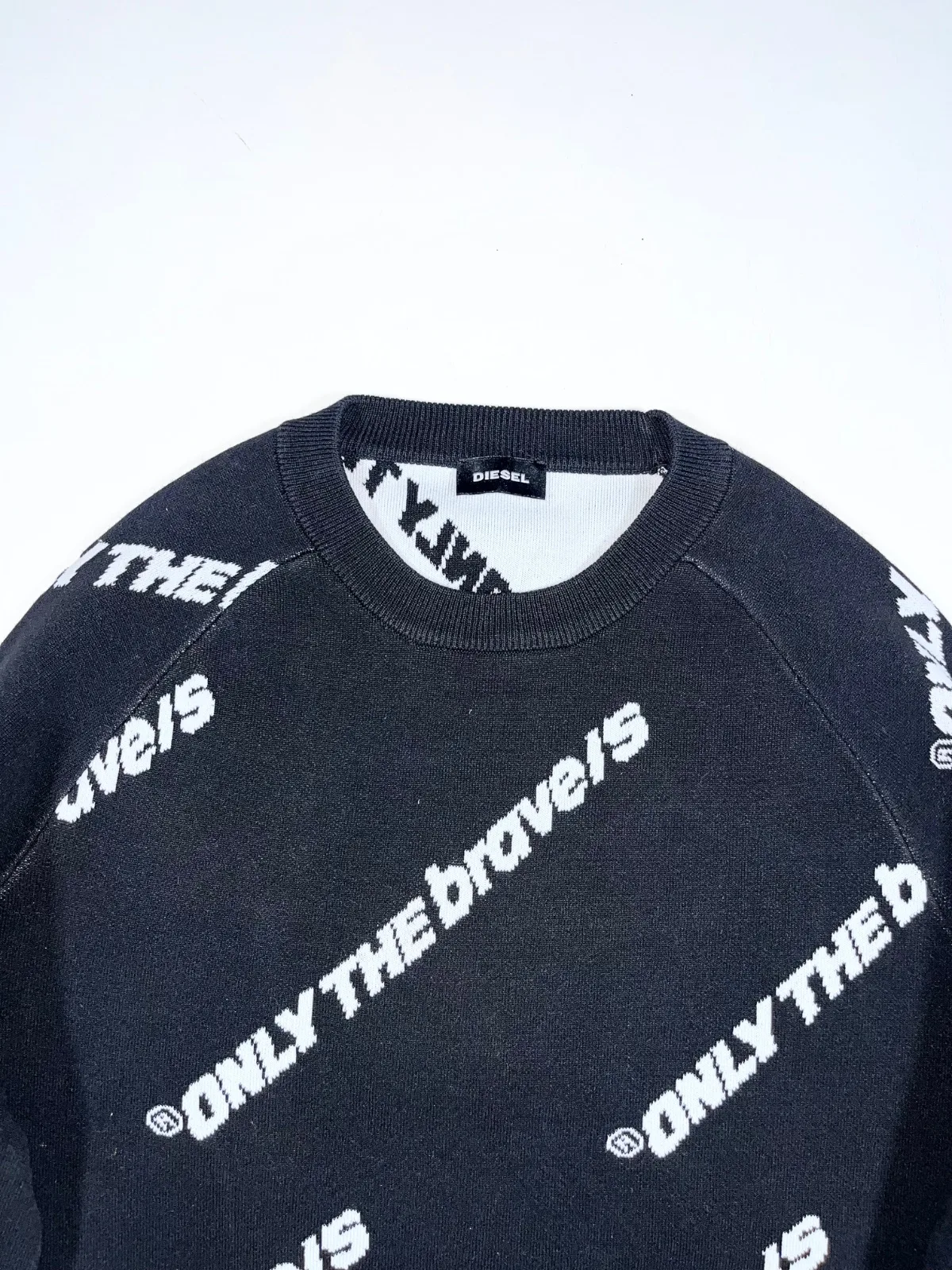 Diesel “Only The Brave” All-Over Print Crewneck Sweatshirt — photo 2