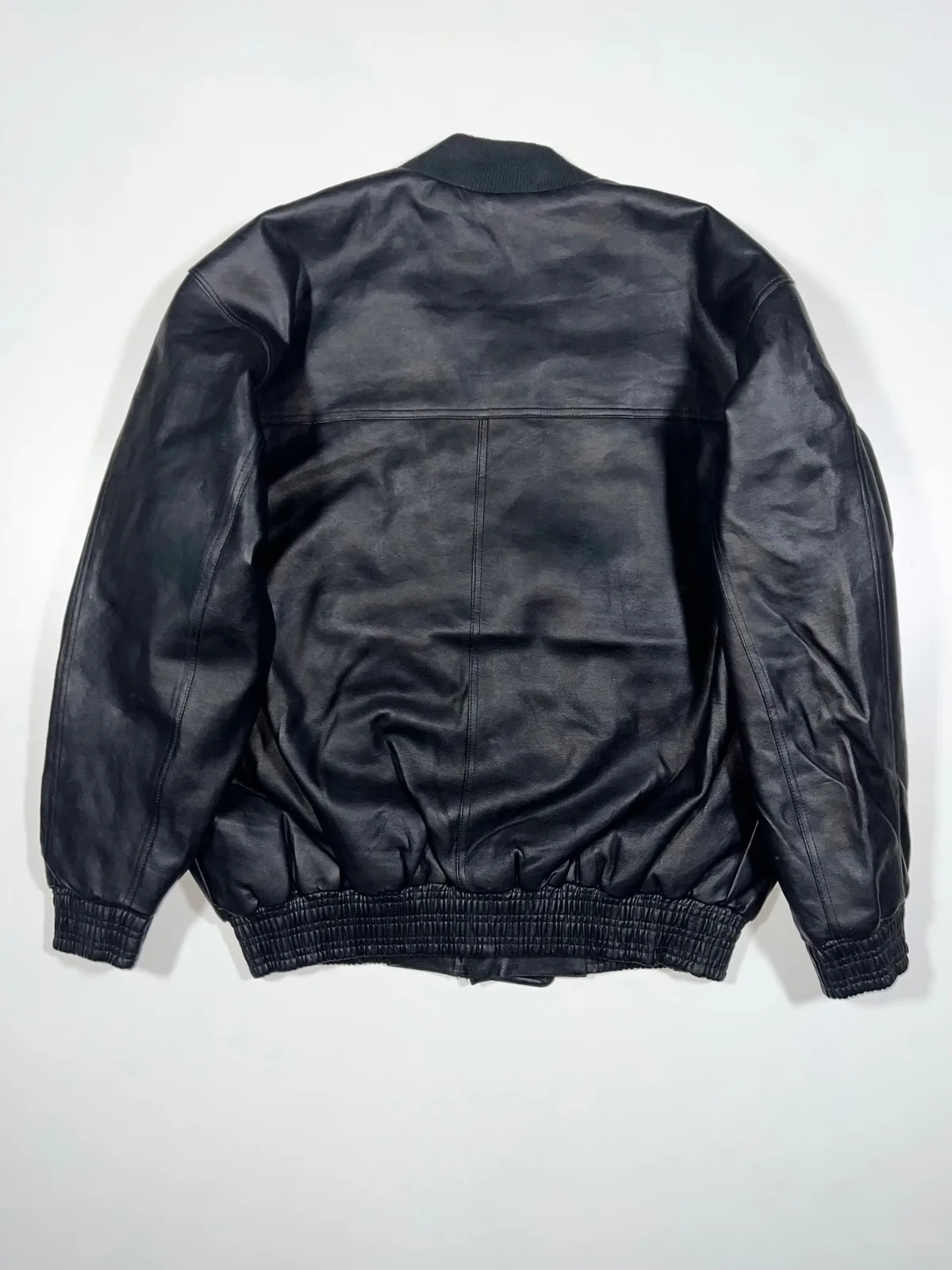 Italy Moda Oversized Faux Leather Jacket — photo 4