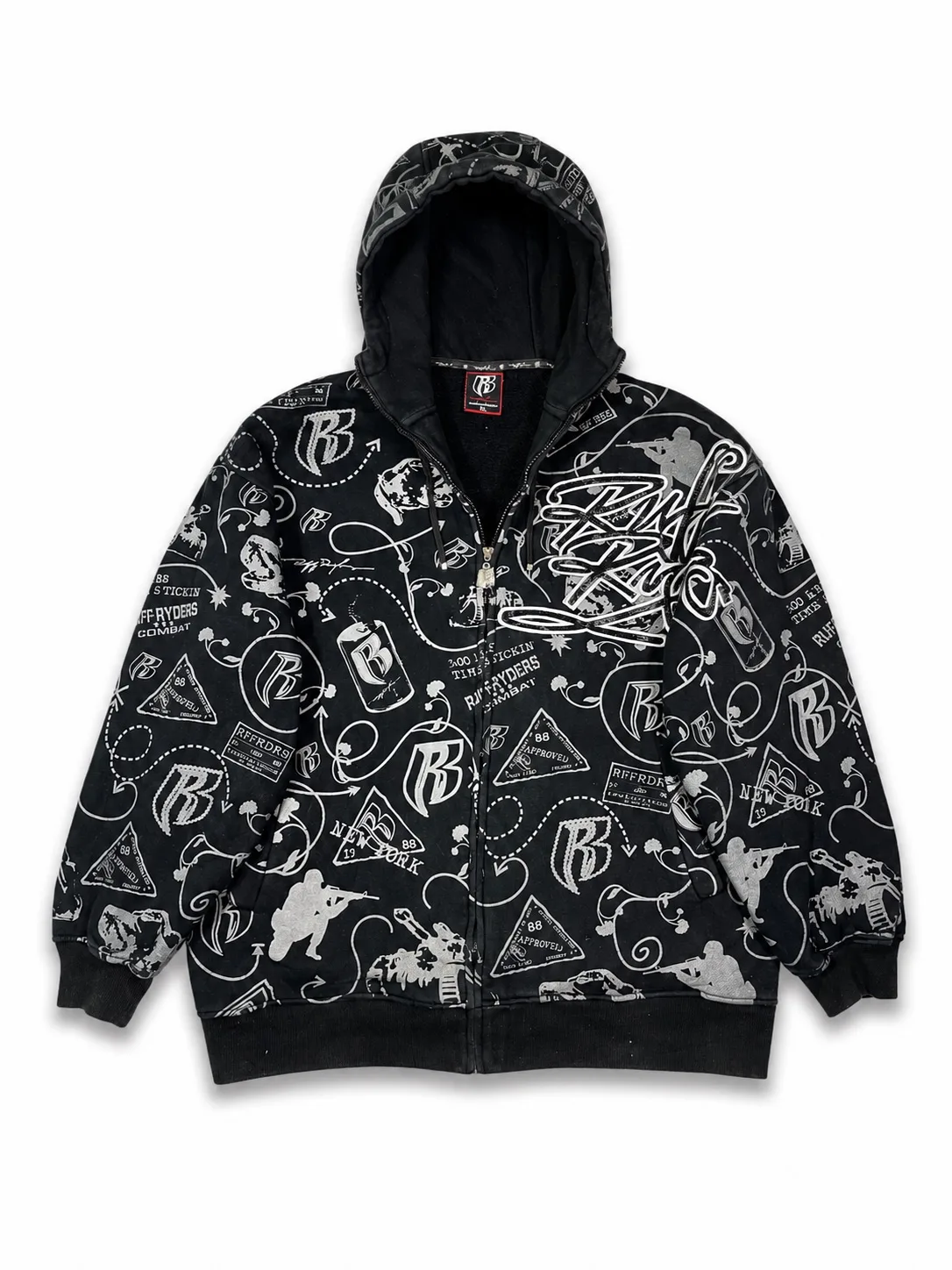 Ruff Ryders Vintage Zip-Up Hoodie