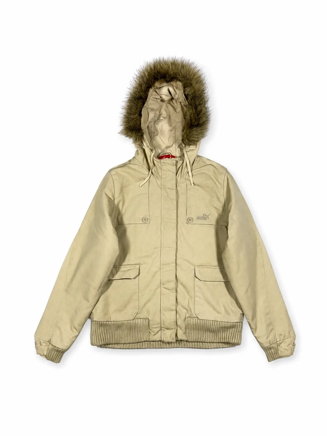 Adidas Zip-Up Fur Hooded Jacket