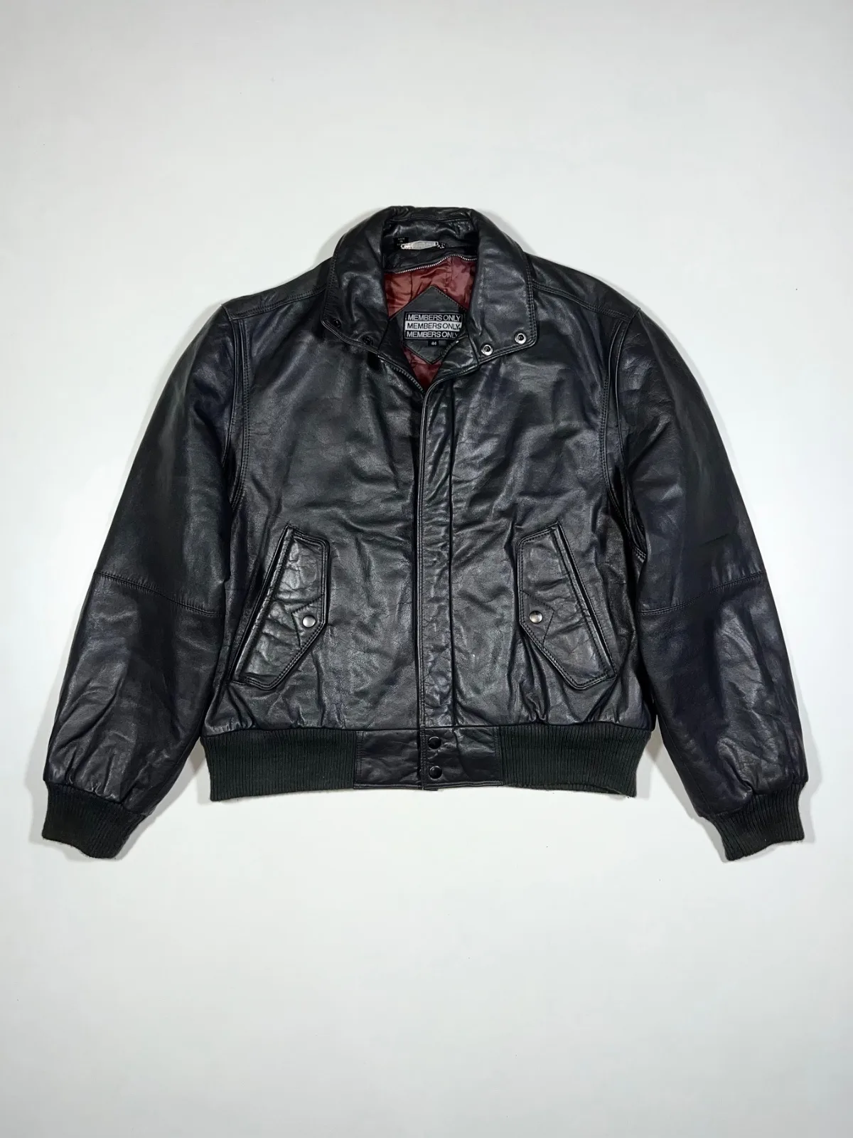Vintage Members Only Leather Jacket