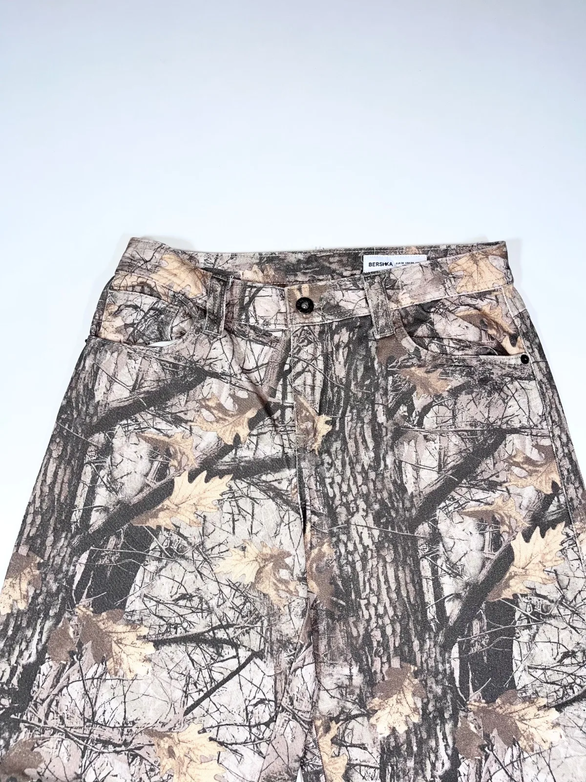 Vintage Bershka Camouflage Baggy Jeans — photo 3