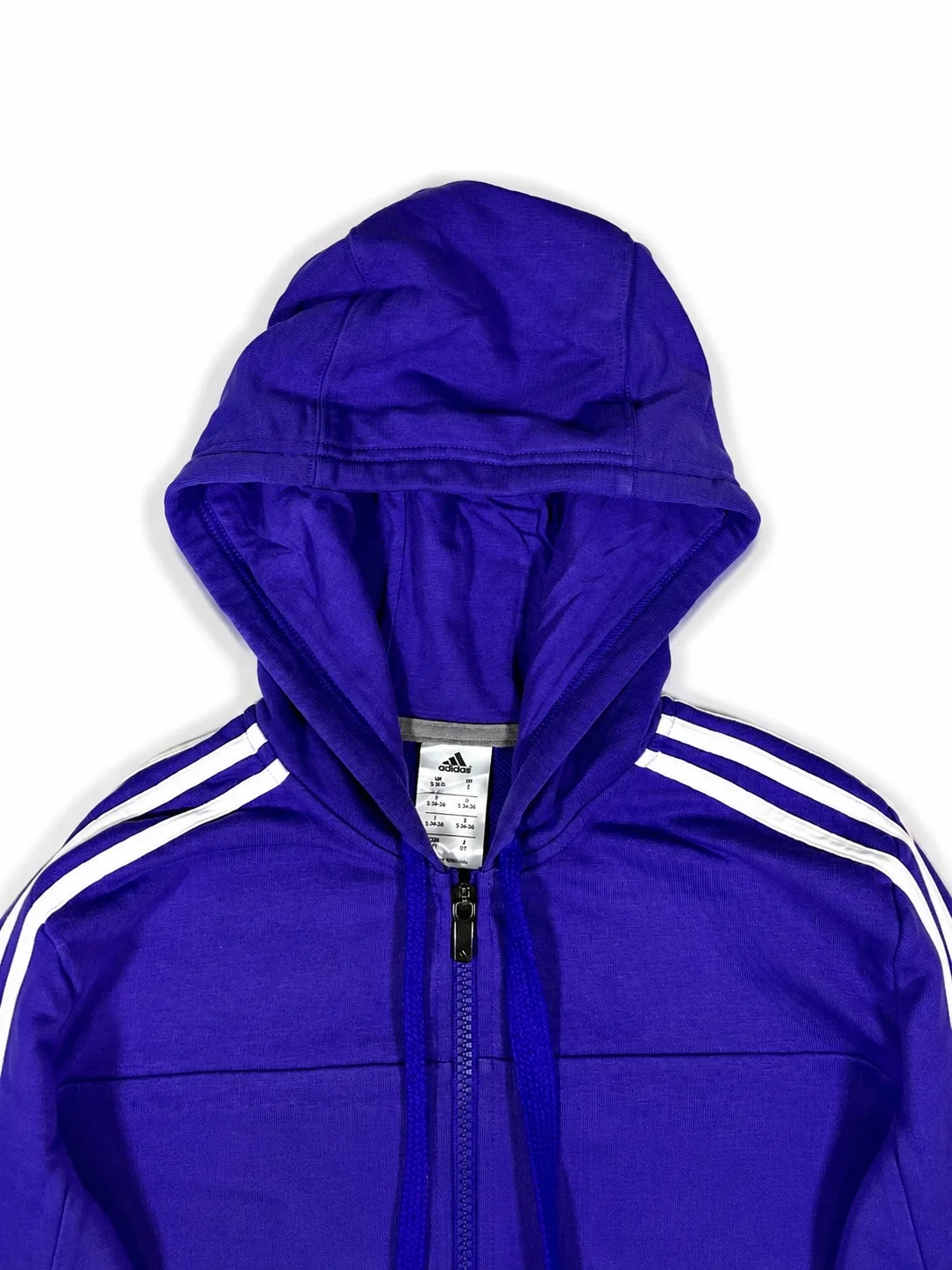 Adidas 3 Strip Zip-Up Hoodie — photo 3