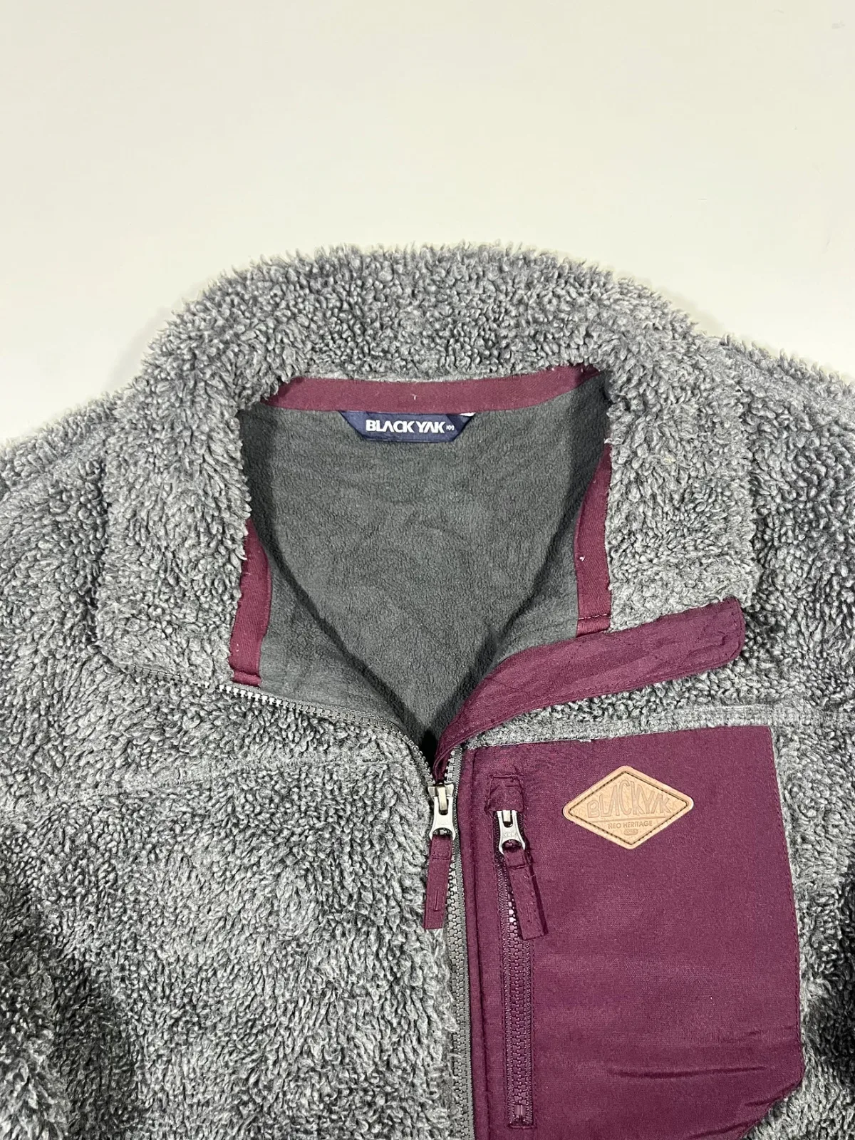 Vintage Black Yak Zip-Up Fleece Jacket — photo 2