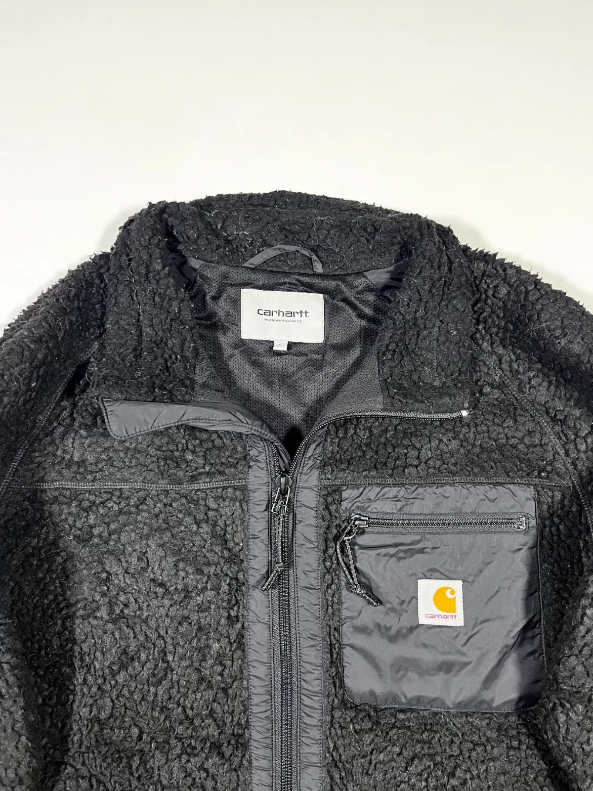 Vintage Carhartt WIP Prentis Liner Fleece Jacket — photo 2