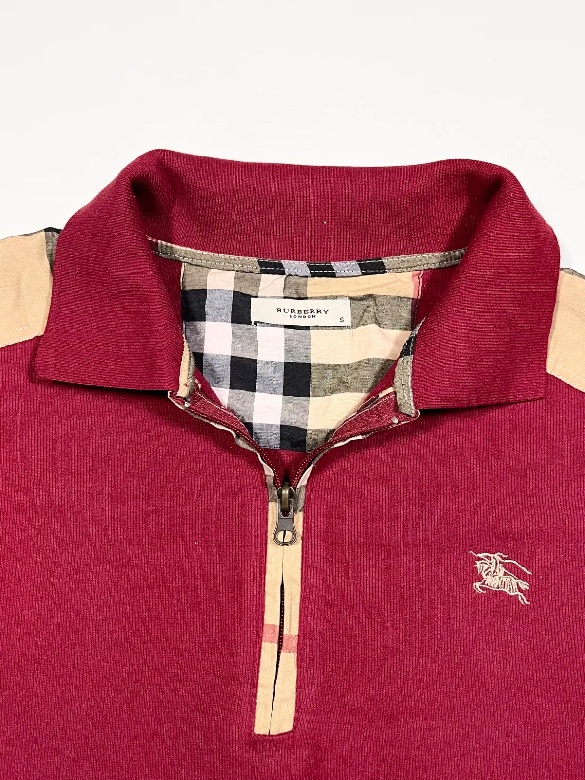 Burberry Quarter Zip-Up Pullover — photo 2