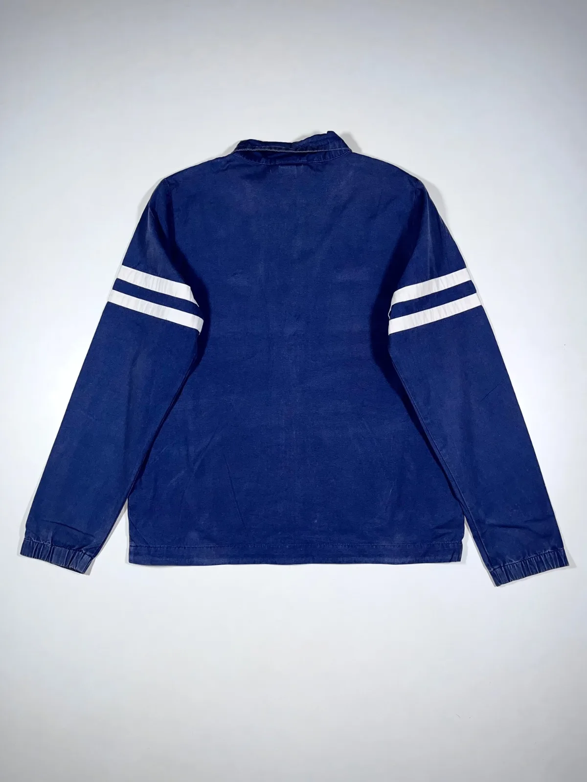 Vintage Ellesse Navy Blue Track Jacket – White Stripe Y2K Sportswear — photo 4